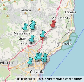 Mappa Via Siracusa, 95027 Carrubazza-Motta CT, Italia (3.70909)