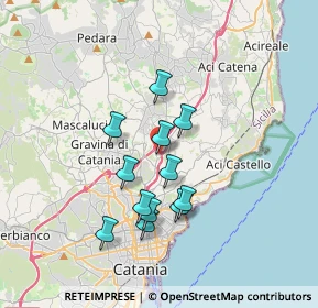 Mappa Via Siracusa, 95027 Carrubazza-Motta CT, Italia (3.2675)