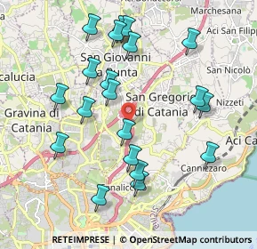 Mappa Via Siracusa, 95027 Carrubazza-Motta CT, Italia (2.2875)
