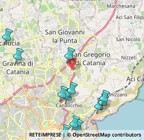 Mappa Via Siracusa, 95027 Carrubazza-Motta CT, Italia (2.93083)