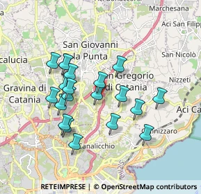 Mappa Via Siracusa, 95027 Carrubazza-Motta CT, Italia (1.8015)