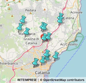 Mappa Via Macrì, 95037 San Giovanni La Punta CT, Italia (3.87467)