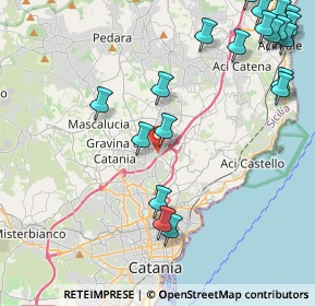 Mappa Via Macrì, 95037 San Giovanni La Punta CT, Italia (6.413)