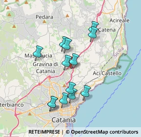 Mappa Via Giosuè Carducci, 95037 San Giovanni La Punta CT, Italia (3.66385)