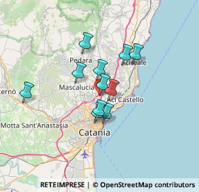 Mappa Via Giosuè Carducci, 95037 San Giovanni La Punta CT, Italia (5.43545)