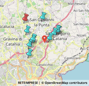 Mappa Via Giosuè Carducci, 95037 San Giovanni La Punta CT, Italia (1.59909)