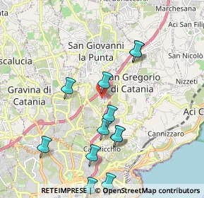 Mappa Via Giosuè Carducci, 95037 San Giovanni La Punta CT, Italia (2.365)