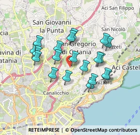 Mappa Via Raffaello Sanzio, 95027 Carrubazza-Motta CT, Italia (1.7355)