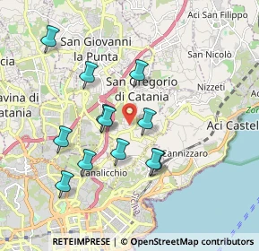 Mappa Via Raffaello Sanzio, 95027 Carrubazza-Motta CT, Italia (1.92833)