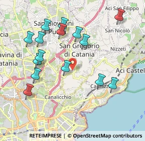 Mappa Via Raffaello Sanzio, 95027 Carrubazza-Motta CT, Italia (2.34)