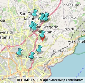 Mappa Via Raffaello Sanzio, 95027 Carrubazza-Motta CT, Italia (1.84545)