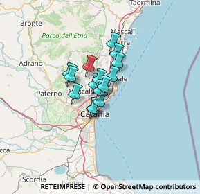 Mappa Via Raffaello Sanzio, 95027 Carrubazza-Motta CT, Italia (7.69267)