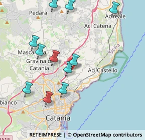 Mappa Via Raffaello Sanzio, 95027 Carrubazza-Motta CT, Italia (4.70636)
