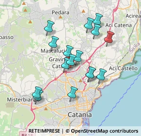 Mappa Via Antonio di Sangiuliano, 95030 Sant'Agata Li Battiati CT, Italia (3.62875)