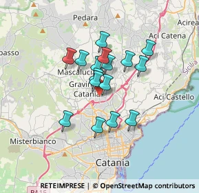 Mappa Via Antonio di Sangiuliano, 95030 Sant'Agata Li Battiati CT, Italia (2.85188)
