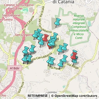 Mappa Via C. Colombo, 95027 San Gregorio di Catania CT, Italia (0.42963)