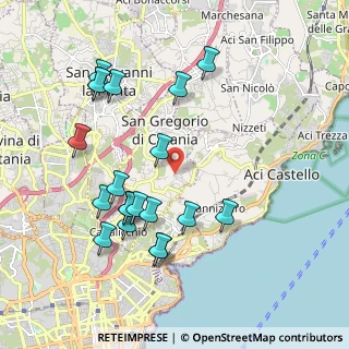 Mappa Via Giorgio de Chirico, 95027 San Gregorio di Catania CT, Italia (2.324)