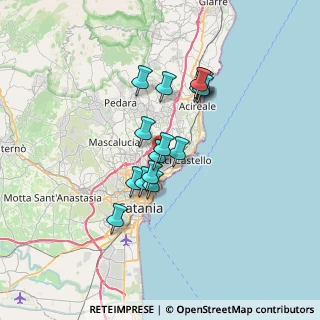 Mappa Via Giorgio de Chirico, 95027 San Gregorio di Catania CT, Italia (5.9125)