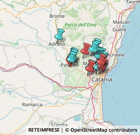 Mappa Via Fossa della Creta, 95047 Paternò CT, Italia (10.8045)