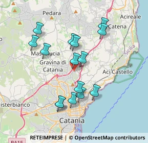 Mappa Via Matilde Serao, 95037 San Giovanni la punta CT, Italia (3.85933)