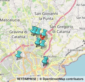 Mappa Via Matilde Serao, 95037 San Giovanni la punta CT, Italia (1.41273)