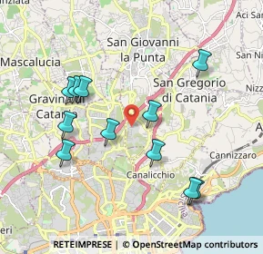 Mappa Via Matilde Serao, 95037 San Giovanni la punta CT, Italia (2.16455)