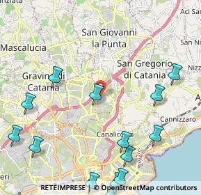 Mappa Via Matilde Serao, 95037 San Giovanni la punta CT, Italia (3.30214)