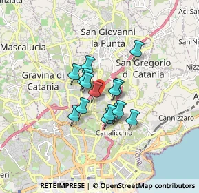 Mappa Via Matilde Serao, 95037 San Giovanni la punta CT, Italia (1.20688)