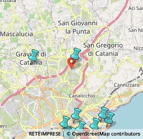 Mappa Via Matilde Serao, 95037 San Giovanni la punta CT, Italia (3.60182)