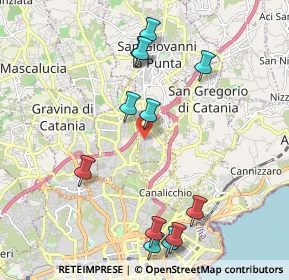 Mappa Via Matilde Serao, 95037 San Giovanni la punta CT, Italia (2.51667)