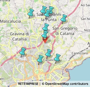 Mappa Via Matilde Serao, 95037 San Giovanni la punta CT, Italia (2.09818)