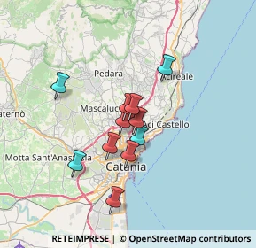 Mappa Via Matilde Serao, 95037 San Giovanni la punta CT, Italia (5.61364)