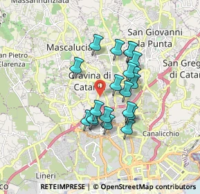 Mappa Via Maria SS. Annunziata, 95030 Gravina di Catania CT, Italia (1.5195)