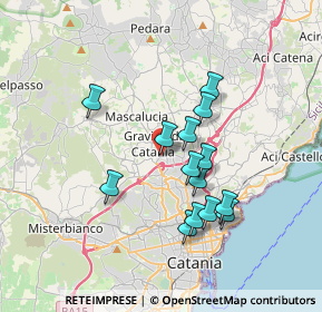 Mappa Via Maria SS. Annunziata, 95030 Gravina di Catania CT, Italia (3.43786)