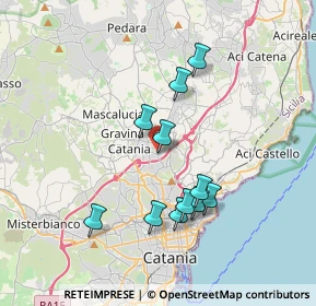 Mappa Via Lorenzo Gemellaro, 95030 Sant'Agata li Battiati CT, Italia (3.67636)