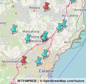 Mappa Via Lorenzo Gemellaro, 95030 Sant'Agata li Battiati CT, Italia (4.46364)