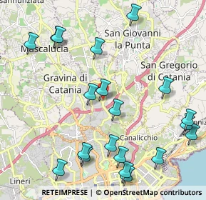 Mappa Via Lorenzo Gemellaro, 95030 Sant'Agata li Battiati CT, Italia (2.864)