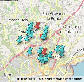 Mappa Via Lorenzo Gemellaro, 95030 Sant'Agata li Battiati CT, Italia (1.7215)