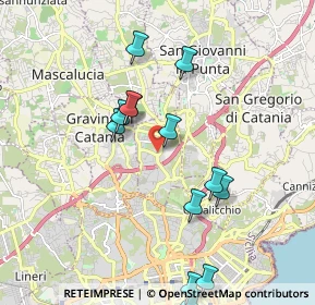 Mappa Via Lorenzo Gemellaro, 95030 Sant'Agata li Battiati CT, Italia (2.27385)