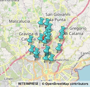 Mappa Via Lorenzo Gemellaro, 95030 Sant'Agata li Battiati CT, Italia (1.289)