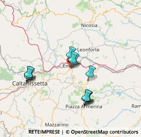 Mappa Via Salvatore Mazza, 94100 Enna EN, Italia (15.47333)