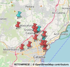 Mappa Via Enrico Toti, 95030 Sant'Agata li Battiati CT, Italia (3.23214)