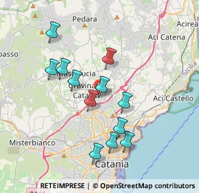 Mappa Via S. Michele Arcangelo, 95030 Sant'Agata li Battiati CT, Italia (3.7375)