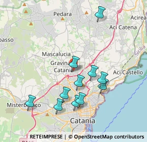Mappa Via Enrico Toti, 95030 Sant'Agata li Battiati CT, Italia (4.17182)