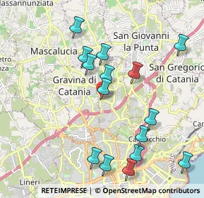 Mappa Via Enrico Toti, 95030 Sant'Agata li Battiati CT, Italia (2.38067)