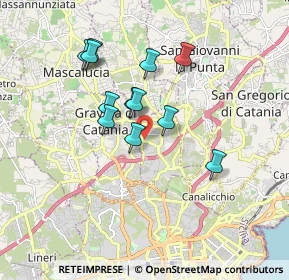 Mappa Via S. Michele Arcangelo, 95030 Sant'Agata li Battiati CT, Italia (1.66667)