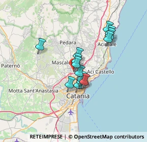 Mappa Via Enrico Toti, 95030 Sant'Agata li Battiati CT, Italia (5.74)