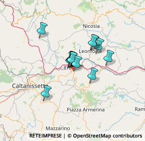 Mappa Via degli Oleandri, 94100 Enna EN, Italia (9.36462)