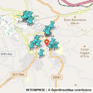 Mappa Via degli Oleandri, 94100 Enna EN, Italia (0.954)