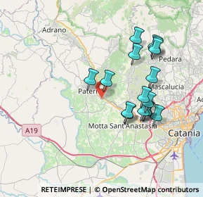 Mappa Viale Uranio, 95032 Belpasso CT, Italia (7.78125)